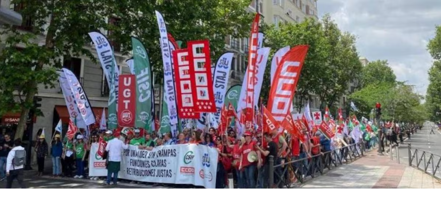 Los sindicatos de los empleados públicos redoblan su presión al Gobierno para reclamar su subida salarial pendiente