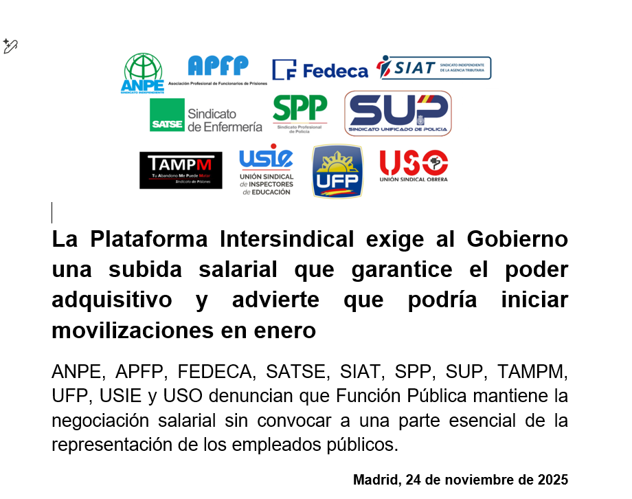 Plataforma intersindical