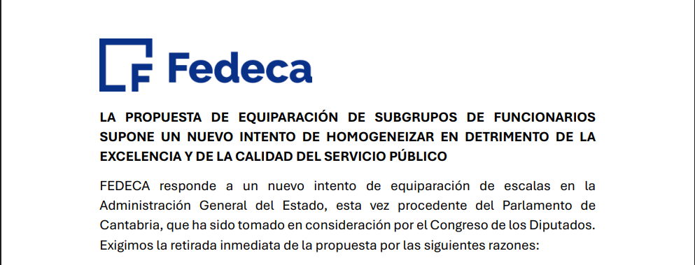 Equiparación subgrupos