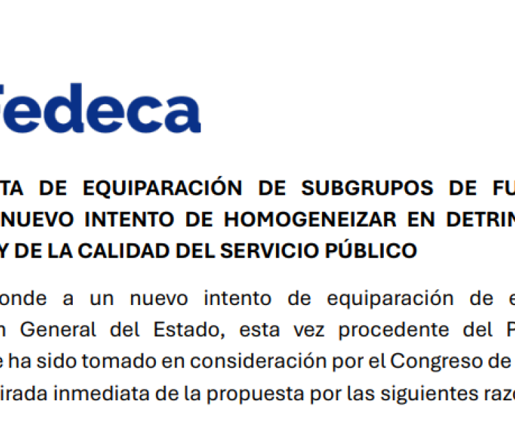 Equiparación subgrupos