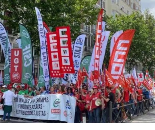 Los sindicatos de los empleados públicos redoblan su presión al Gobierno para reclamar su subida salarial pendiente