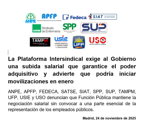 Plataforma intersindical